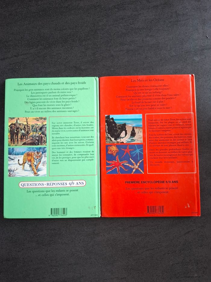 Lot de 2 livres questions/réponses sur les animaux en bon état - photo numéro 2