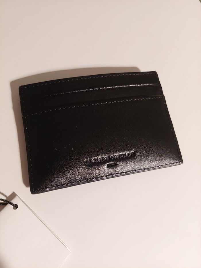 Porte carte claudie pierlot Tweed noir et blanc - photo numéro 5