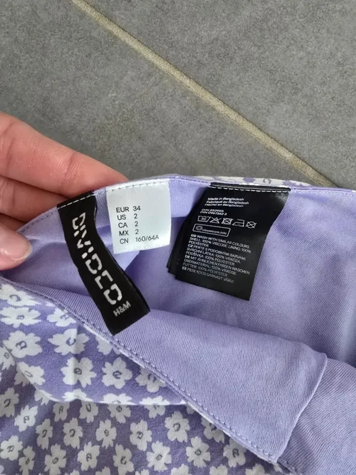 Jupe violette H&M - photo numéro 3
