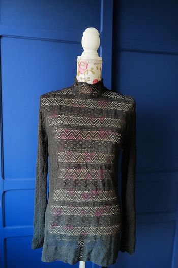 🌿 Blouse transparente brodée Promod – Élégance naturelle 🌿