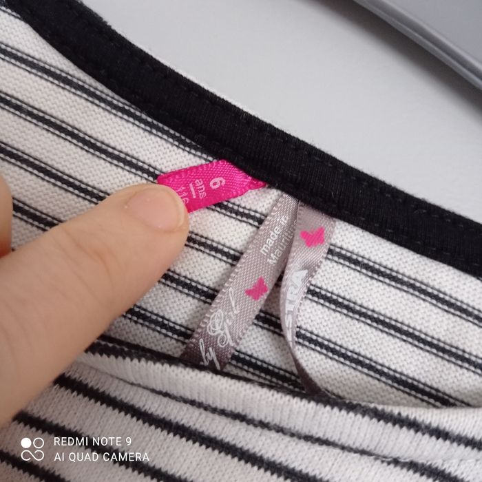 T-shirt à rayures 6ans - photo numéro 3