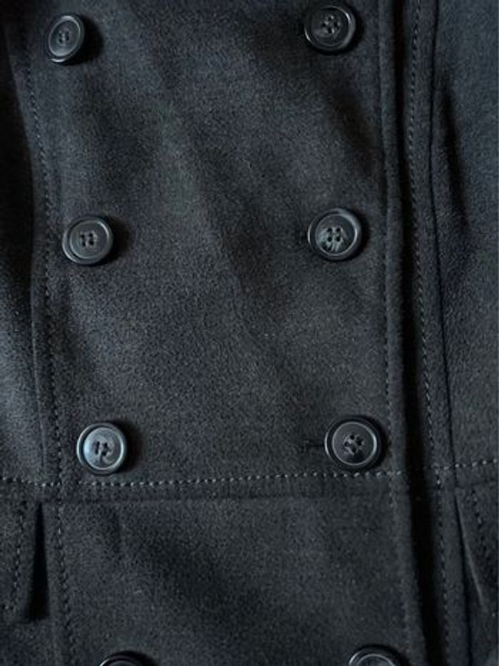 Caban manteau femme gris anthracite - photo numéro 7