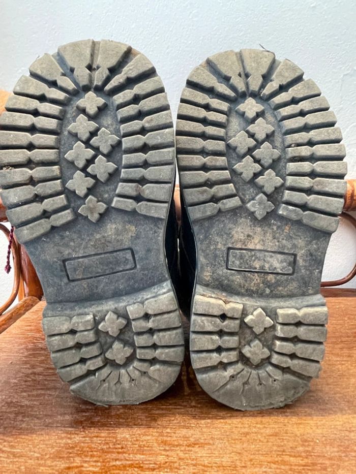 Chaussures chaudes Charlie and Friends bleu et gris pointure 24 - photo numéro 3