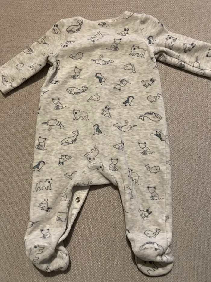 Pyjama chaud velours sergent major 3 mois - photo numéro 5