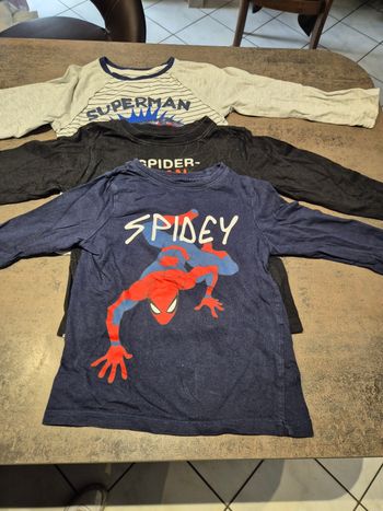 Lot tee shirts manches longues
