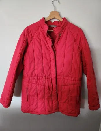 Manteau rouge Miss Helen taille 40 en coton en bon état