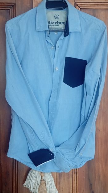 Chemise bleu