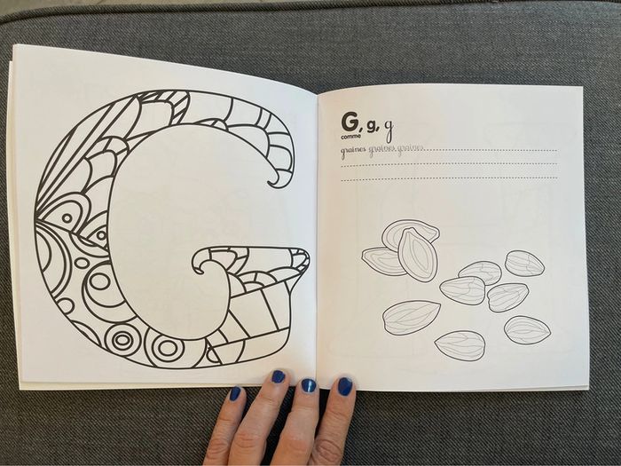 Abécédaire à colorier - Éditions grenouilles - photo numéro 3