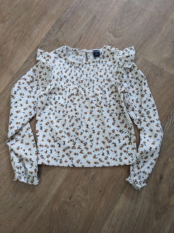Blouse fleurie 6 ans