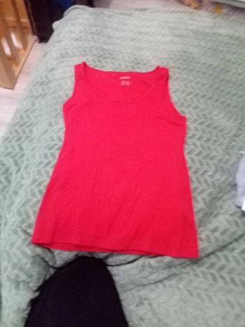Débardeur femme rouge