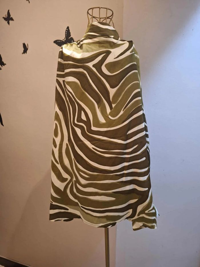 Chemise kaki & blanche - photo numéro 3