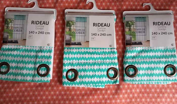 Double rideaux 140x240