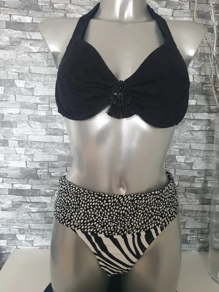 Maillot de bain sexy noir T48/85E
