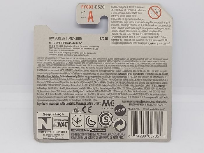 Hot Wheels USS Enterprise NCC-1701 2019 - photo numéro 4