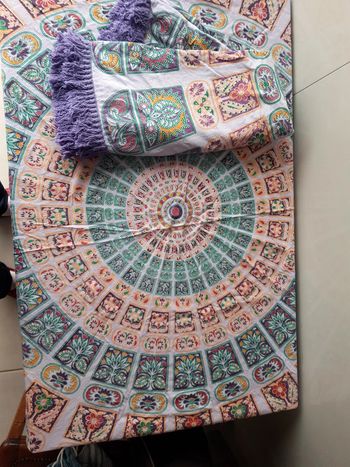 Lot de 2 nappes rondes