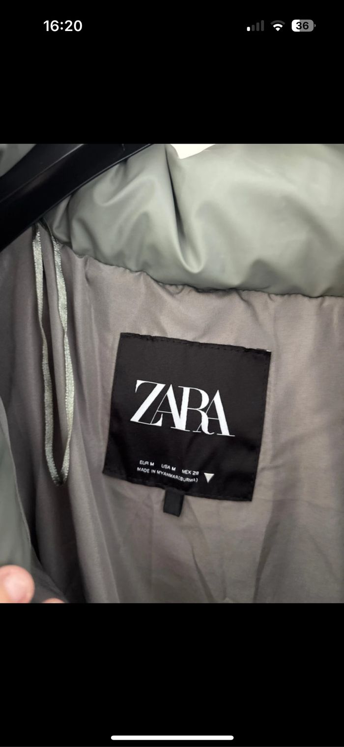 Doudoune chaude Zara manteau M - photo numéro 4