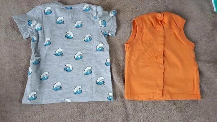 Lot t-shirts garçon 9-12 mois - photo numéro 3