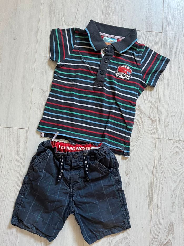 Ensemble short et polo Cars