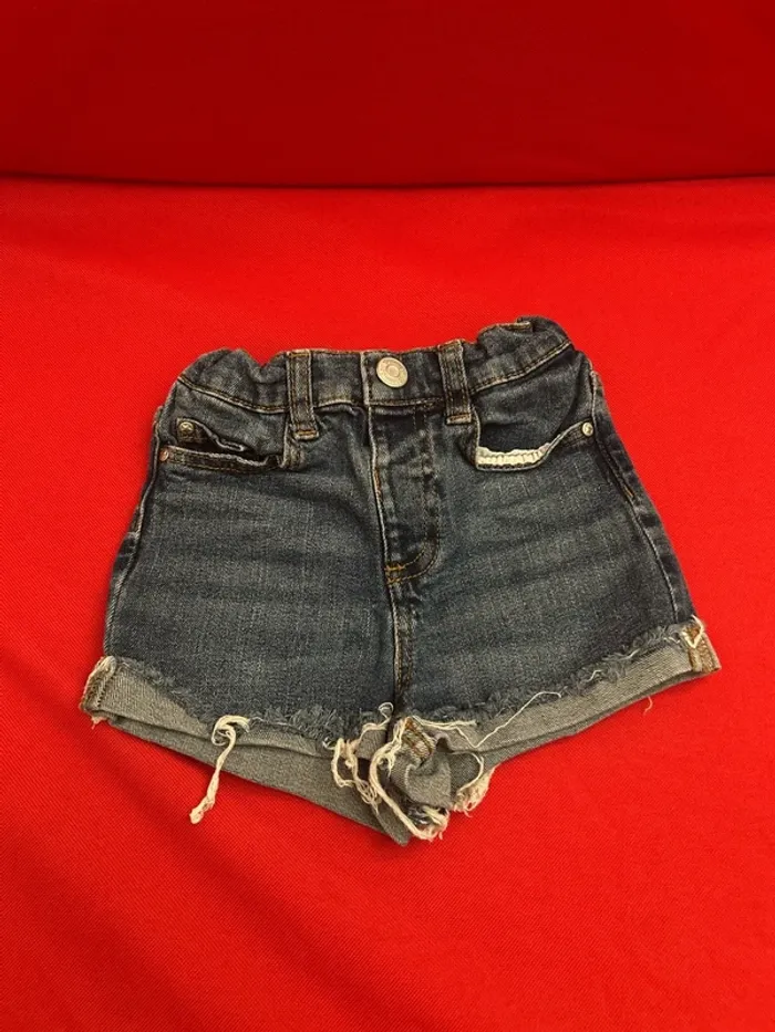 Short en jean fille