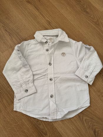 Chemise Timberland blanche 
