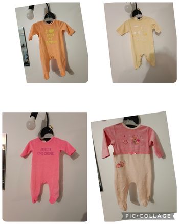 Lot de pyjamas 3 mois