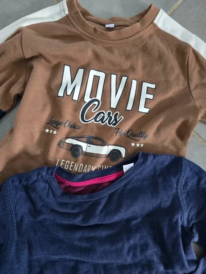 Lot de 2 tee shirt manches longues - photo numéro 3
