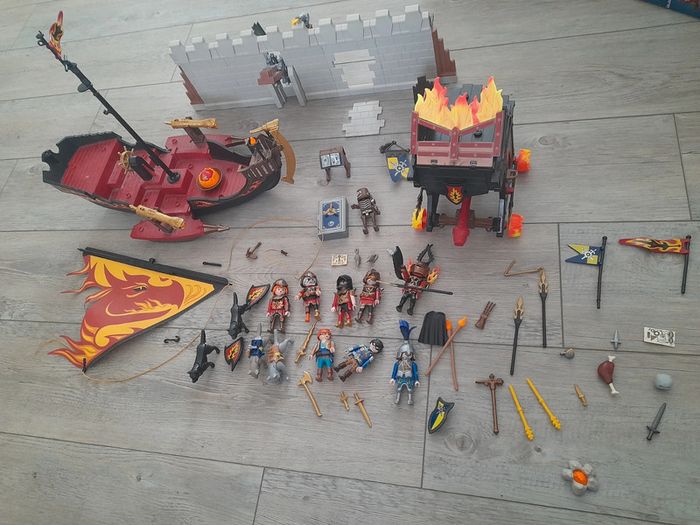 Lot chevaliers playmobil novelmore
