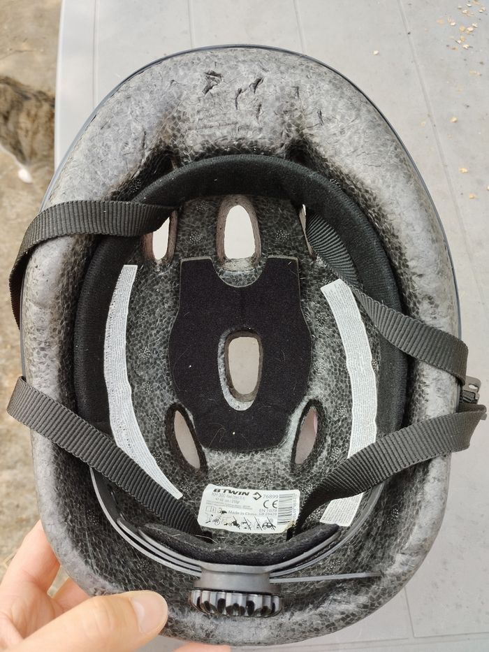 Casque enfant XS rouge - photo numéro 4