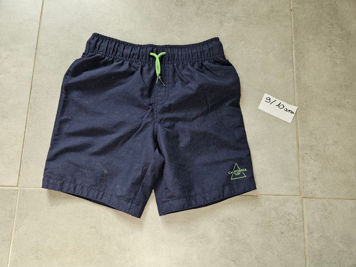 Short de bain bleu marine garçon 9/10 ans - photo numéro 1
