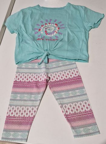 Ensemble pantacourt + tee-shirt