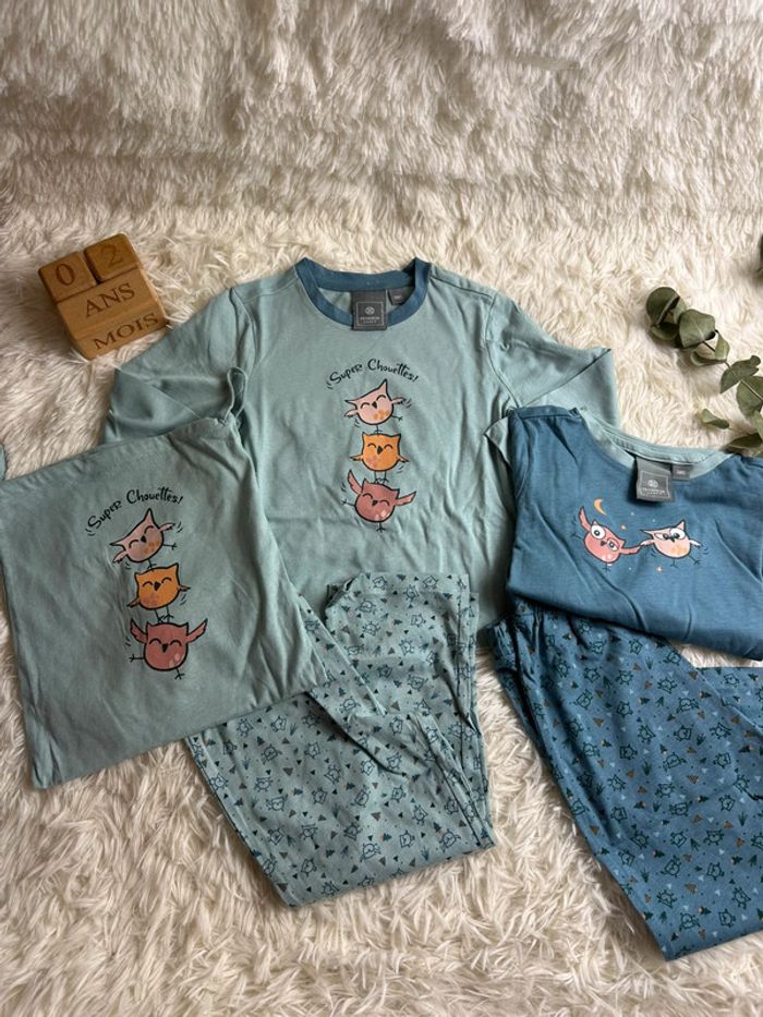 Lot de 2 pyjamas longs taille 2 ans Françoise saget