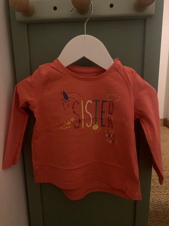 T-shirt manches longues rose 👶🏻 In extenso