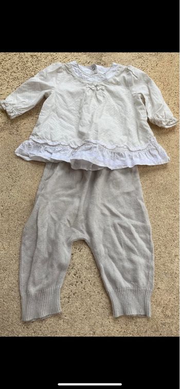 Ensemble orchestra blanc et beige