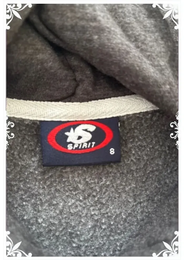 Gilet à capuche "Ski Vintage" Fille 8 ans  Spirit - photo numéro 5