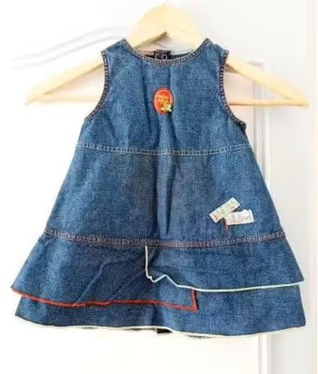 Robe en jean Terre de Marins, taille 23 mois