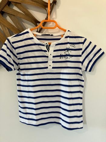 T-shirt marinière garçon 8 ans Hublot