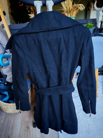 Manteau noir feutrine