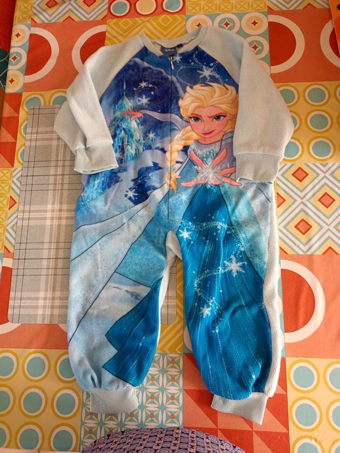 Pyjama 1 pièce turquoise 2ans