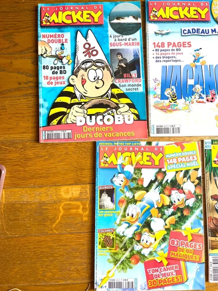Lot 5 magazines Le Journal de Mickey Disney BD - photo numéro 4