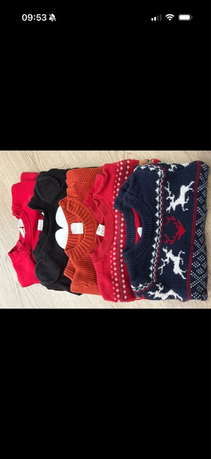 Lot de pull