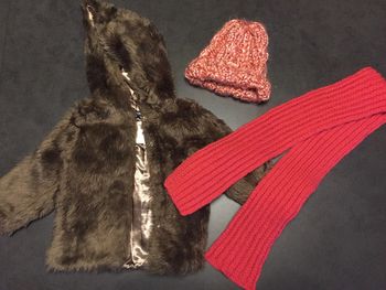 Manteau écharpe bonnet fille 24 mois