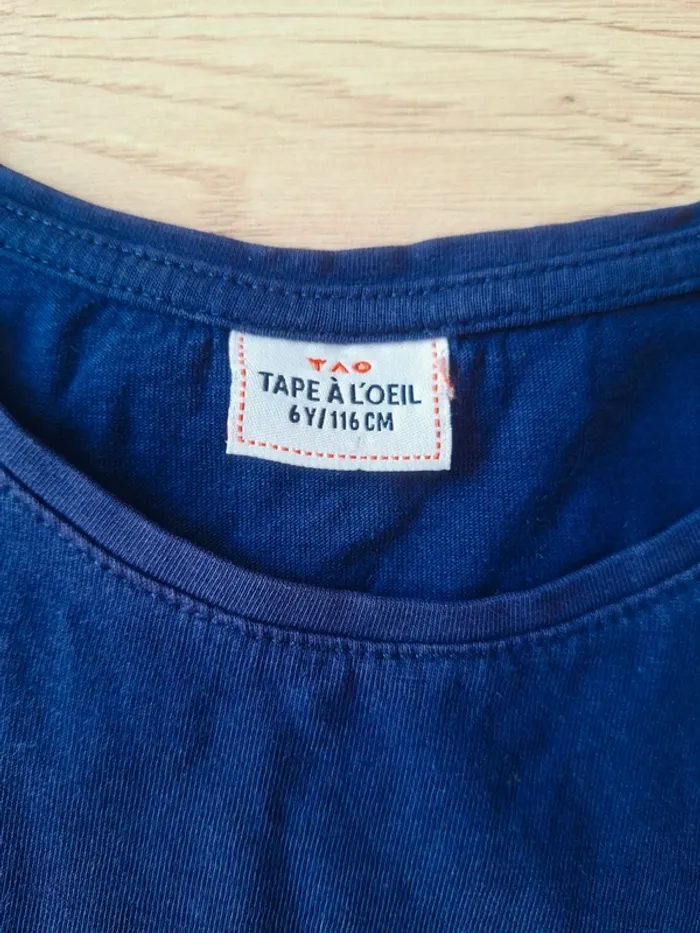 Lot 2 ensembles tape à l'oeil /blue seven/tissaia/kiabi 6ans - photo numéro 7