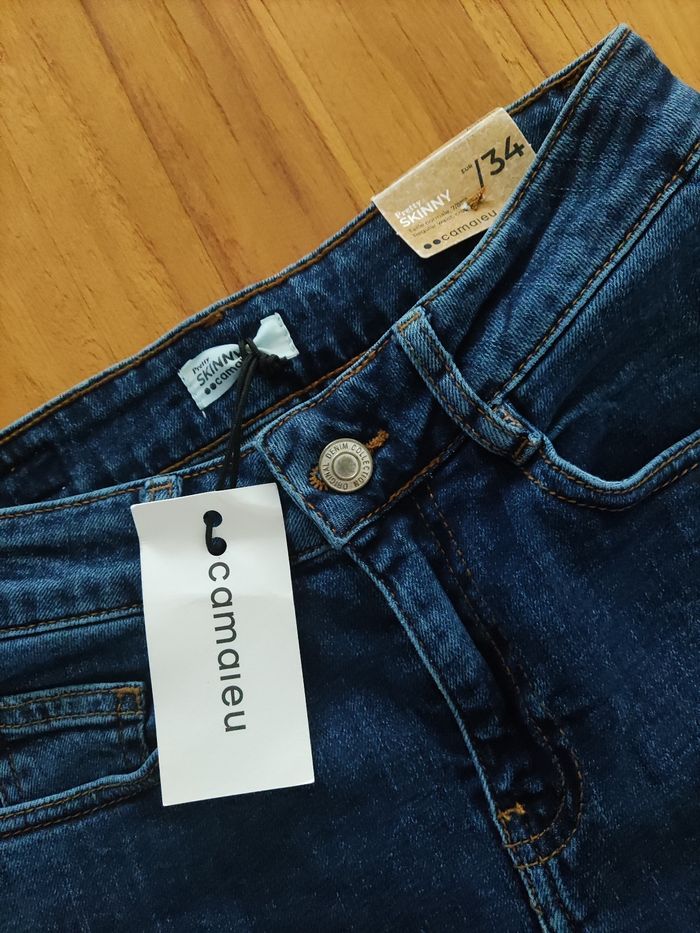 Jean skinny femme taille 34 camaïeu - photo numéro 3