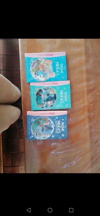 Lot 3 livres reine des neiges