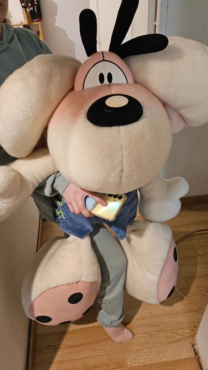 Tres grande peluche xxl diddl 1m - photo numéro 3