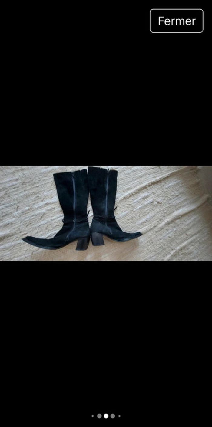 Superbes bottes cuir daim
vintage Atrai Portugal taille 36 - photo numéro 7