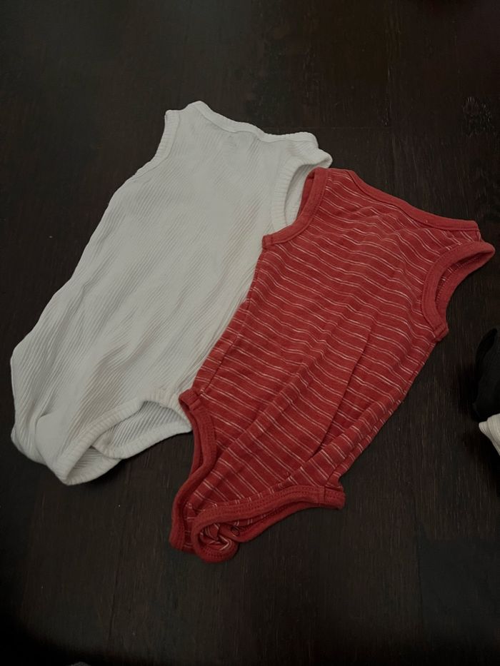 Lot 4 Bodys Bébé Garçon 6 Mois (Kiabi & Hema) - Coton - photo numéro 5