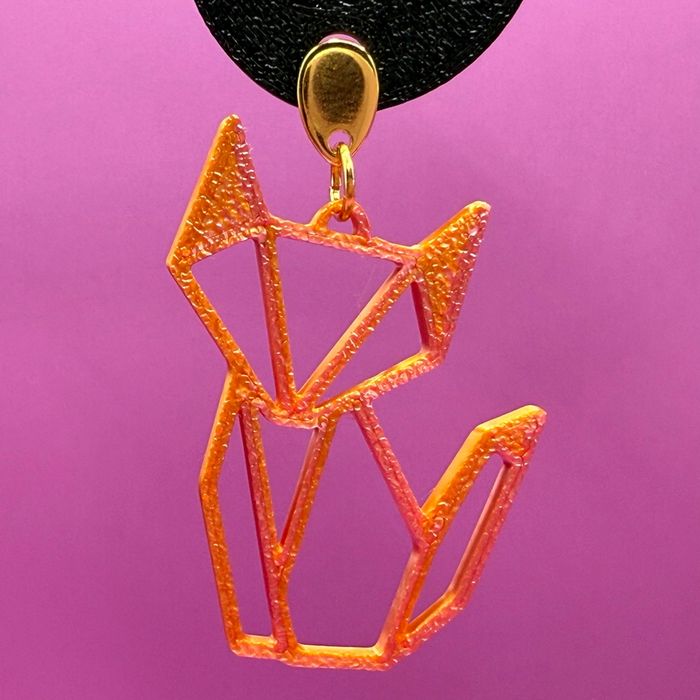 Boucles oreilles renard