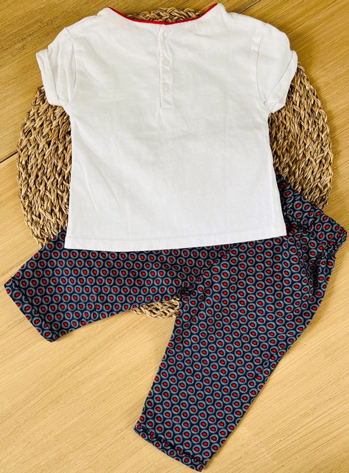 Ensemble pantalon paperbag + tee-shirt Obaïbi - photo numéro 3