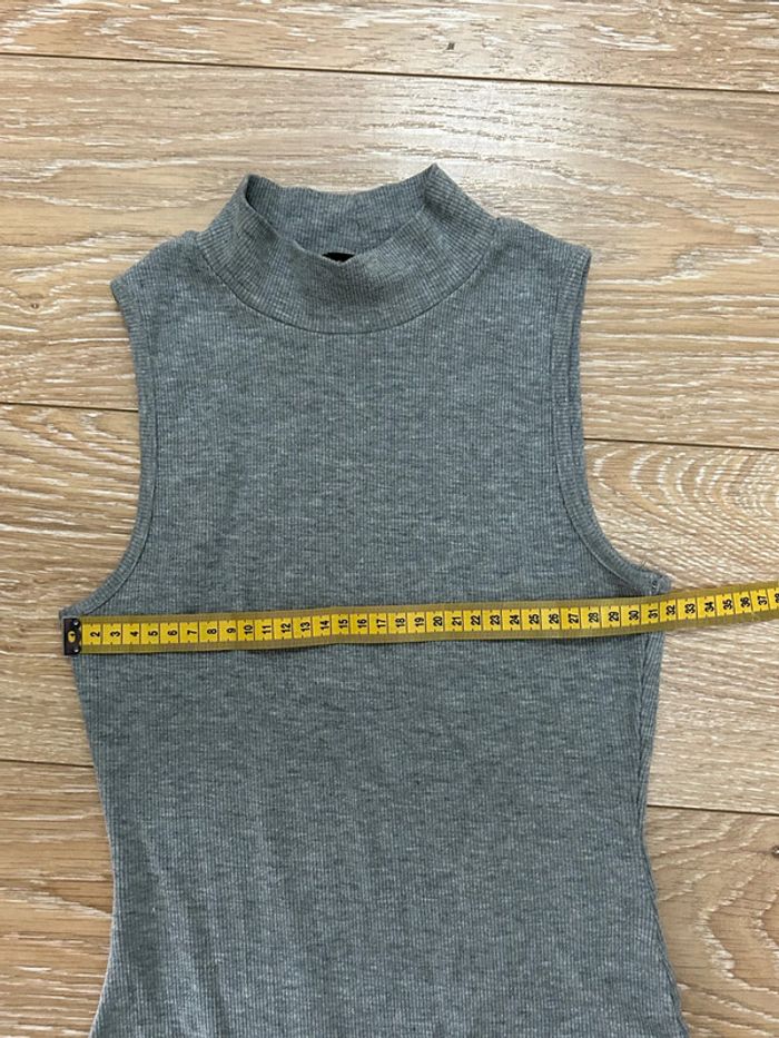 Bodie sans manches  une pièce gris souris taille 8 36 - photo numéro 3